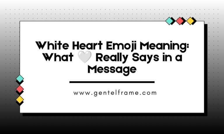 White Heart Emoji Meaning