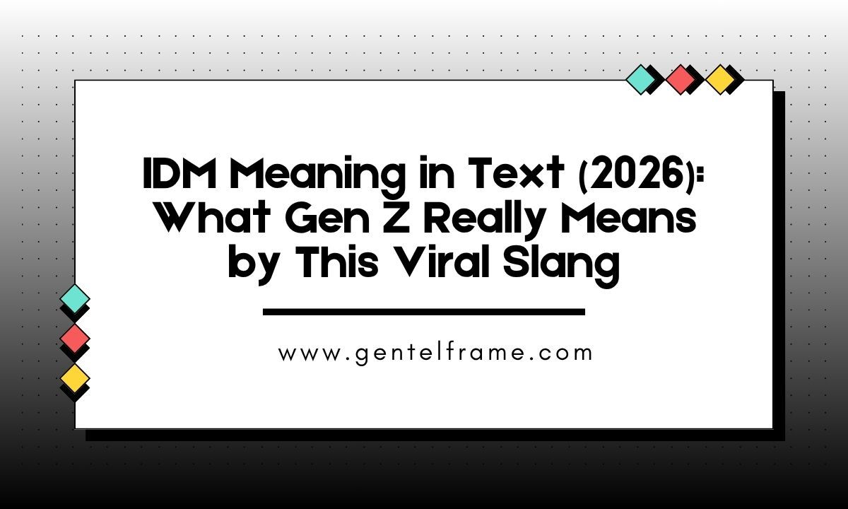 IDM Meaning in Text